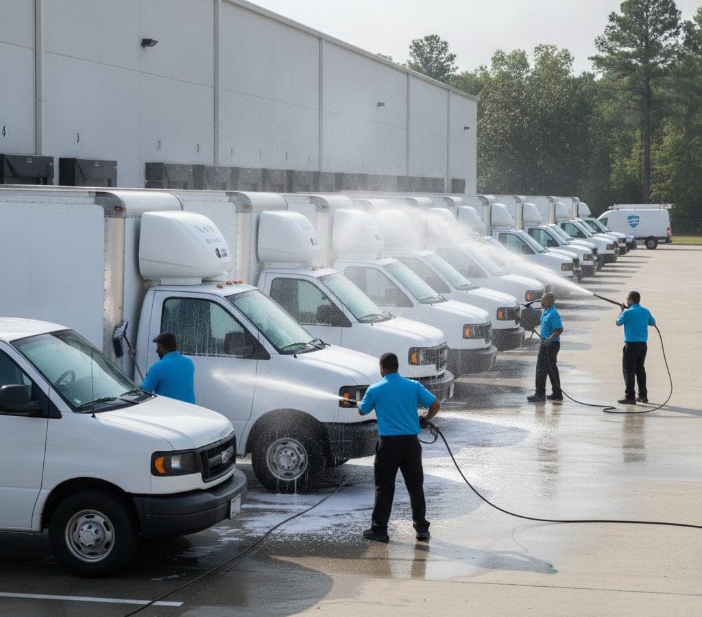 Delivery Van Detailing — mobile fleet detailing in the Triangle
