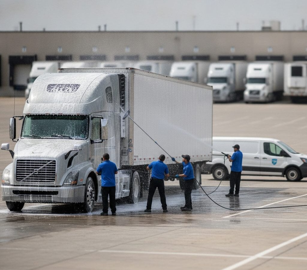 Tractor Trailer Detailing — mobile fleet detailing in the Triangle