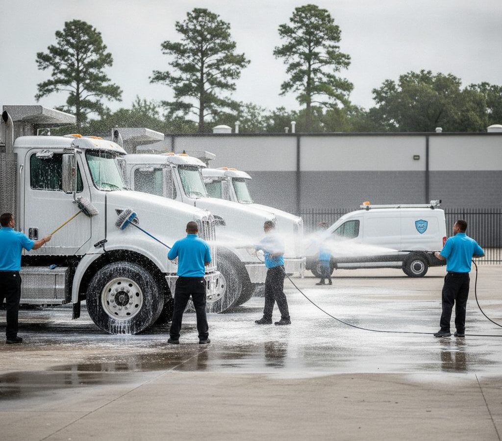 Work Truck Detailing — mobile fleet detailing in the Triangle