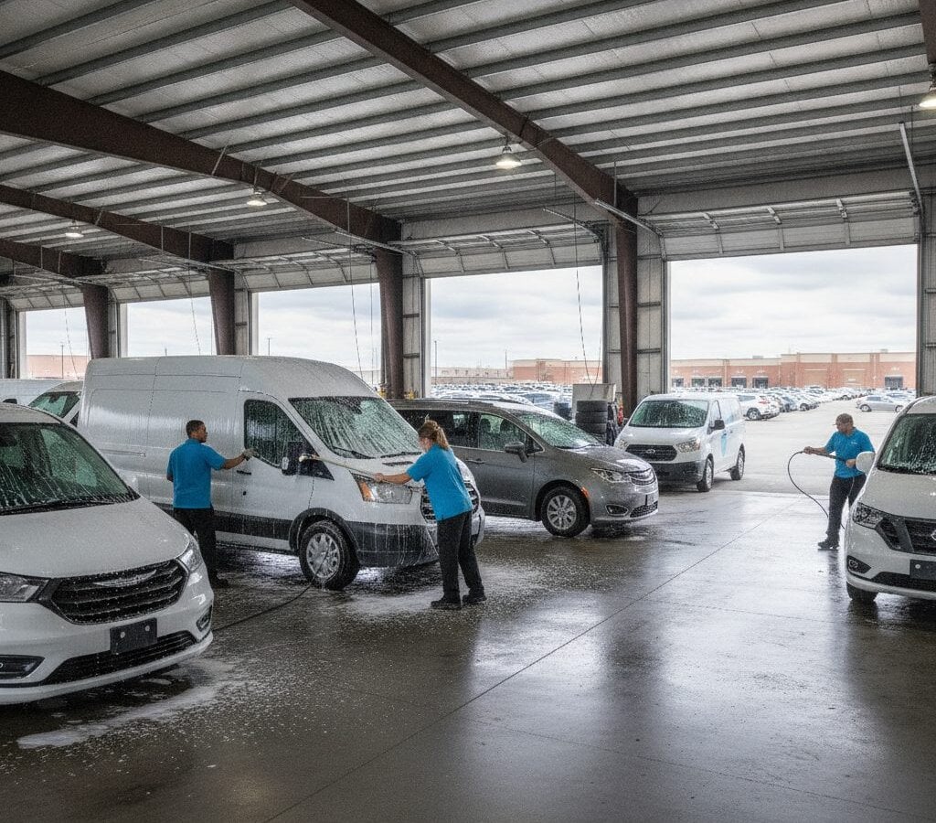 Rental Car Fleet Detailing — mobile fleet detailing in the Triangle