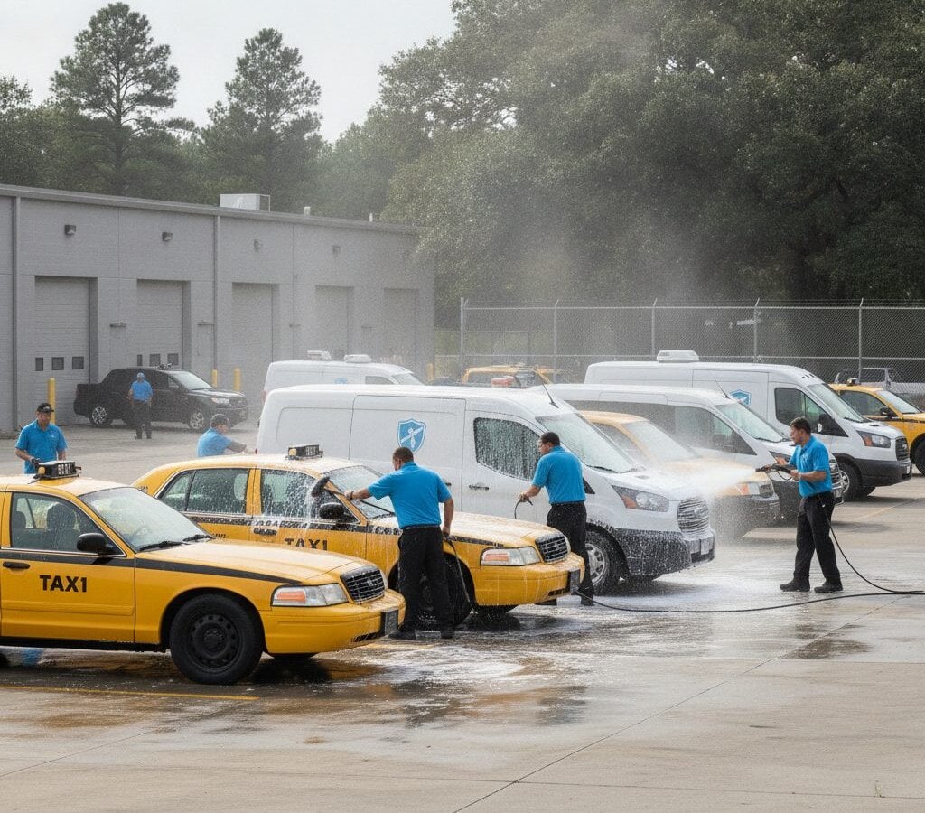Taxi Fleet Detailing — mobile fleet detailing in the Triangle