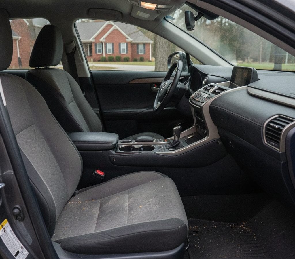 Before interior detailing — pre-service condition