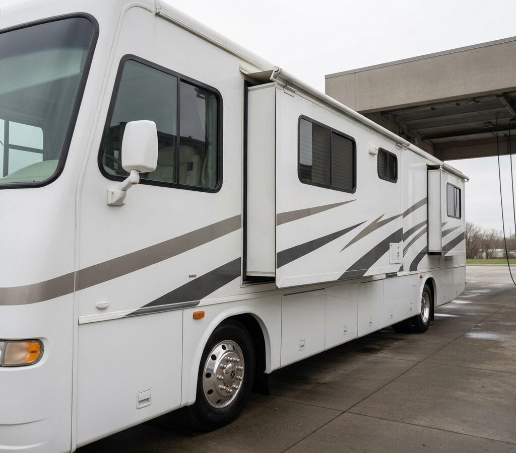 After rv detailing — restored / finished result