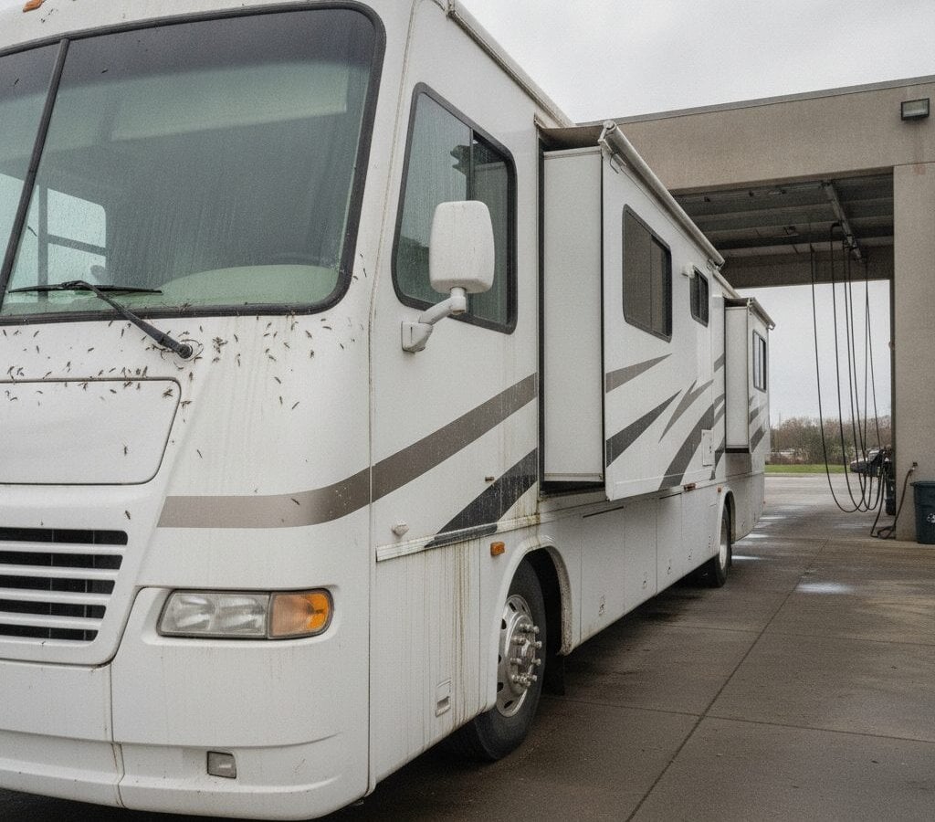 Before rv detailing — pre-service condition