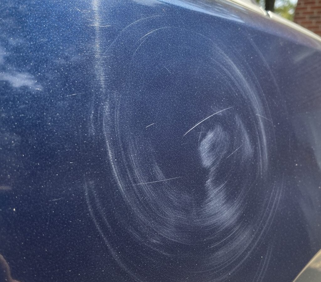 Before paint correction — pre-service condition